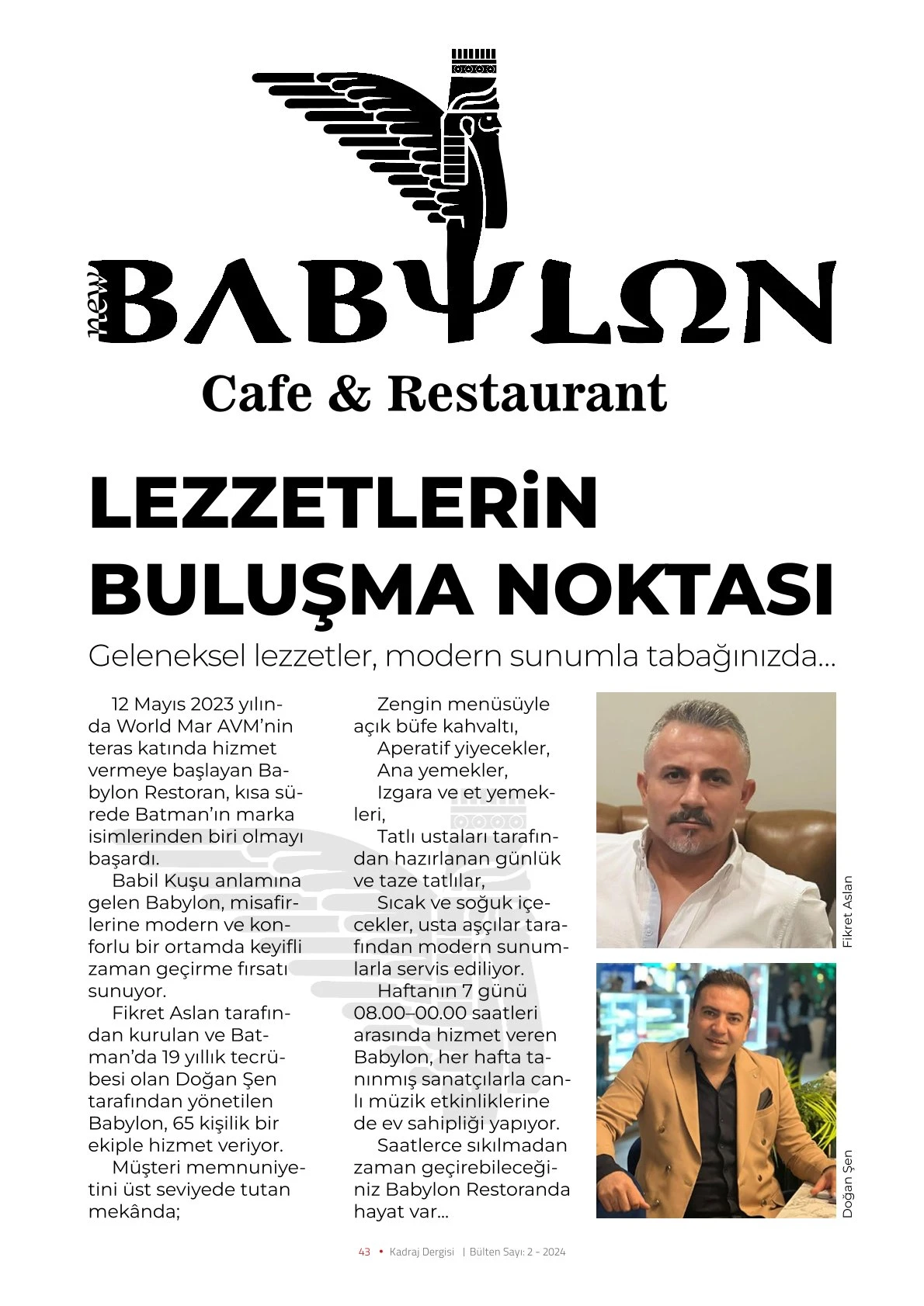 Kadraj Dergisi - Mart 2024