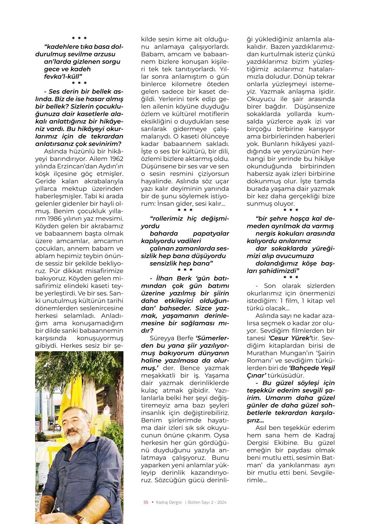 Kadraj Dergisi - Mart 2024