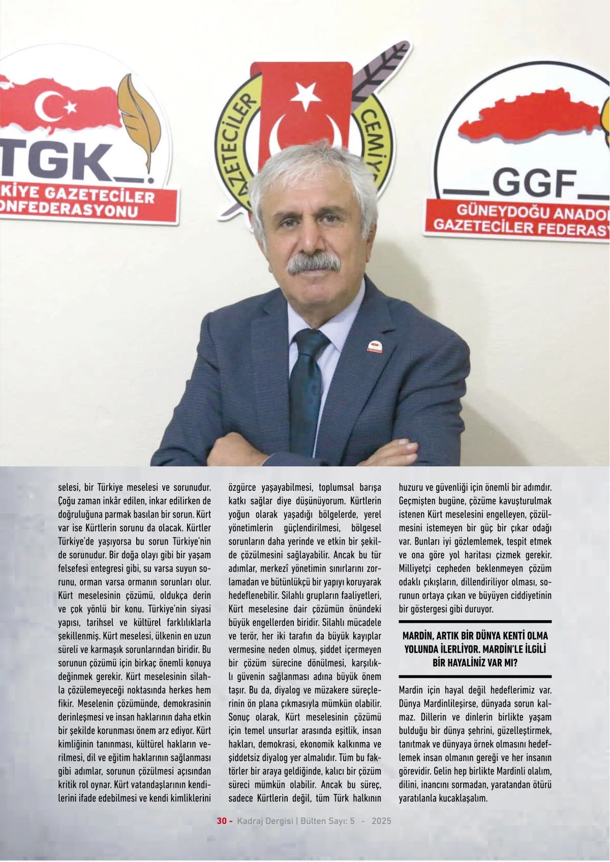 Kadraj Dergisi 5. sayı - 2025