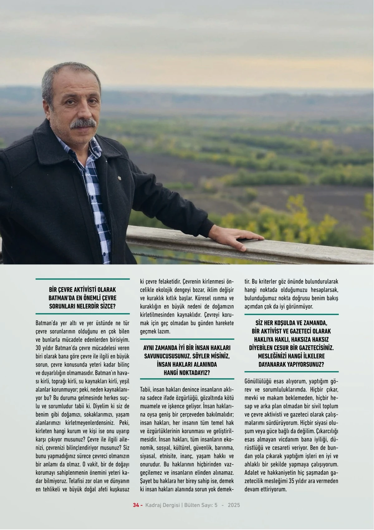 Kadraj Dergisi 5. sayı - 2025