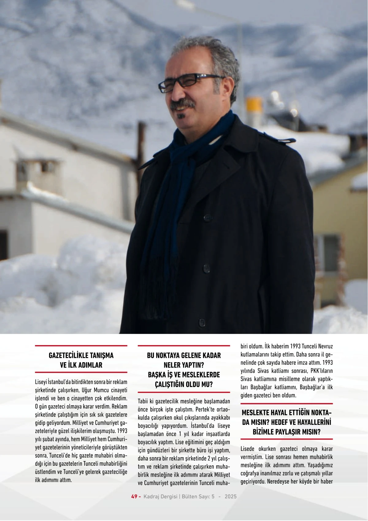 Kadraj Dergisi 5. sayı - 2025