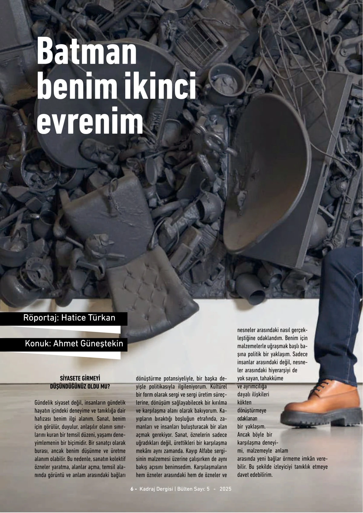 Kadraj Dergisi 5. sayı - 2025