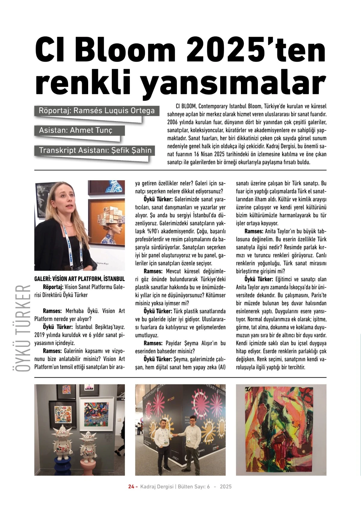 Kadraj Dergisi 6. sayısı