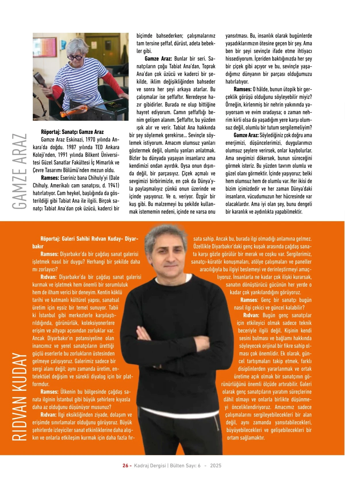 Kadraj Dergisi 6. sayısı