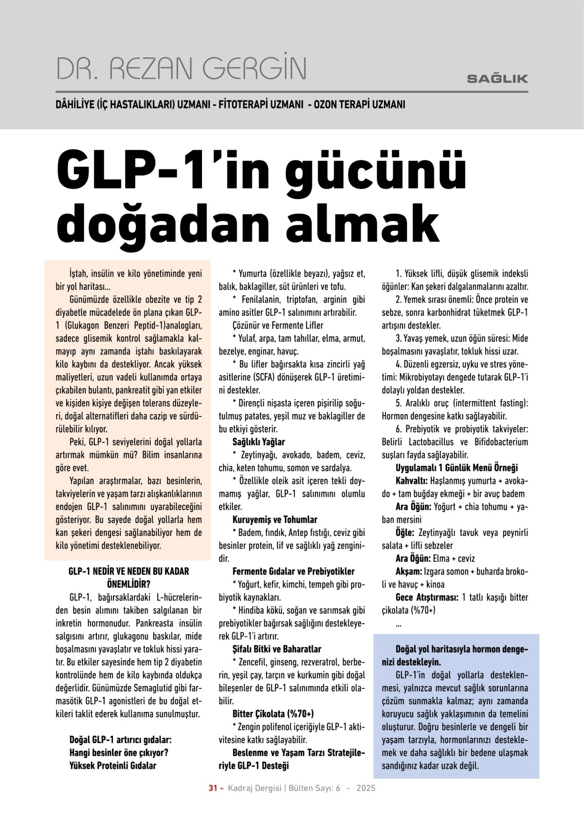 Kadraj Dergisi 6. sayısı