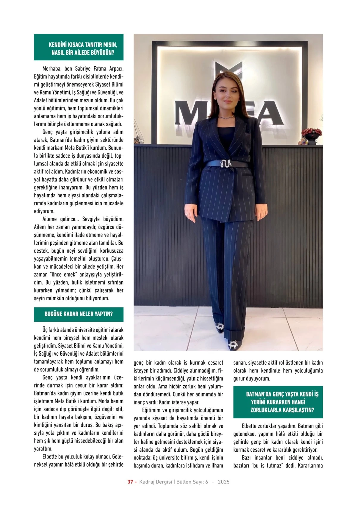 Kadraj Dergisi 6. sayısı