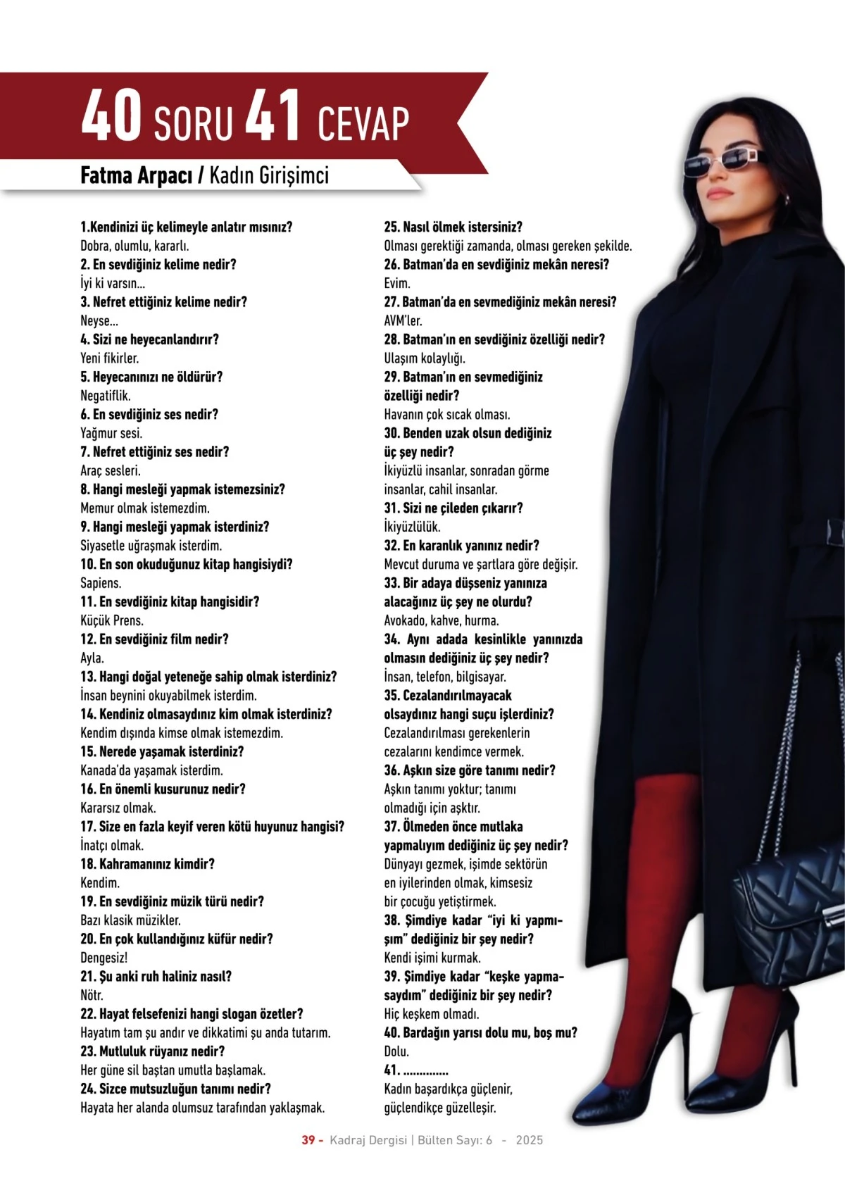 Kadraj Dergisi 6. sayısı