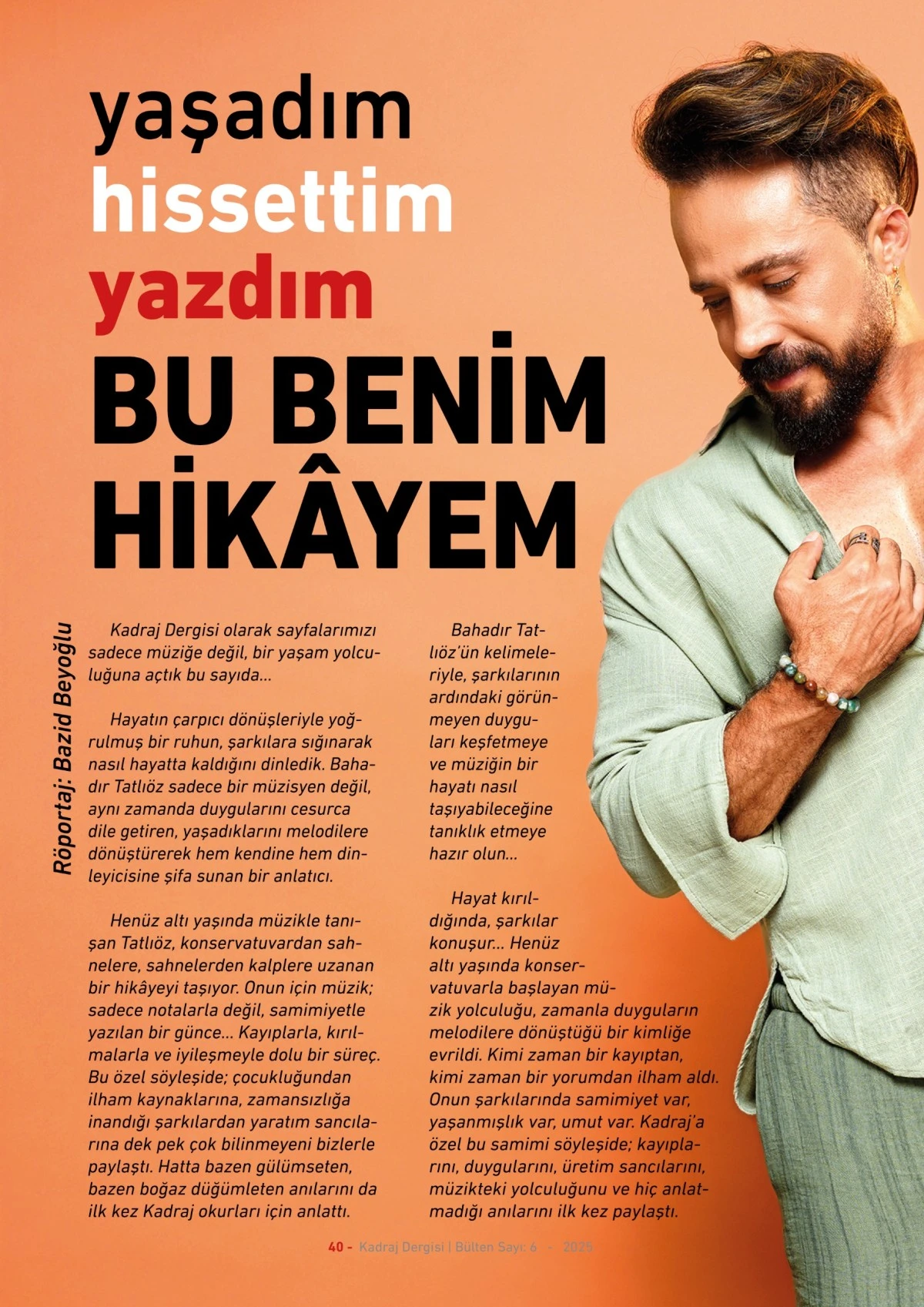 Kadraj Dergisi 6. sayısı