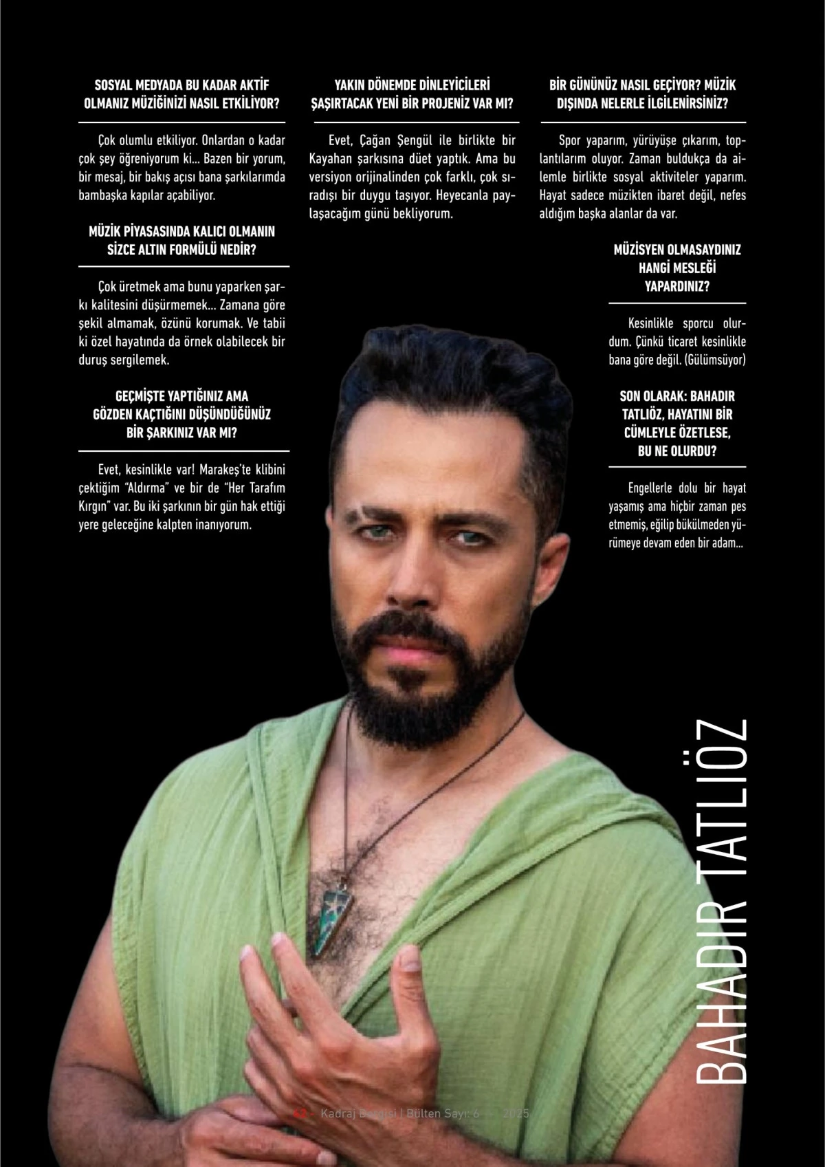 Kadraj Dergisi 6. sayısı