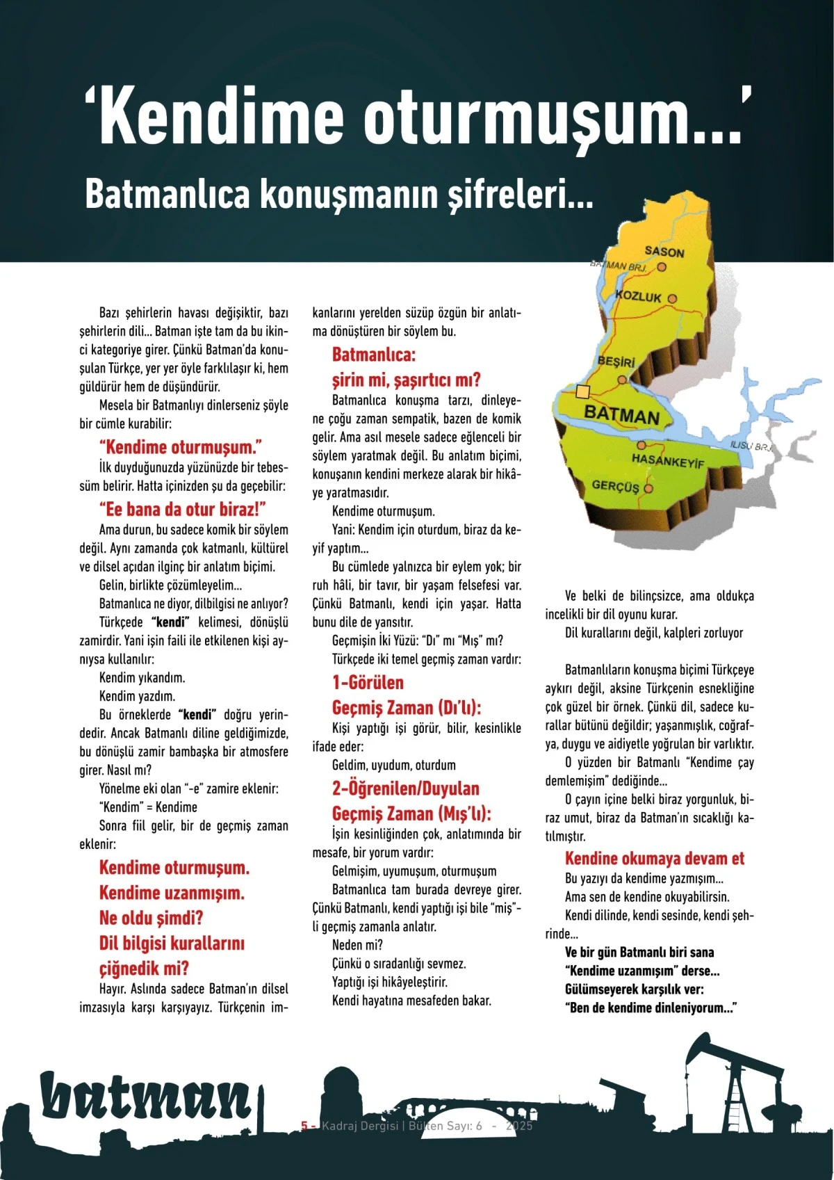 Kadraj Dergisi 6. sayısı