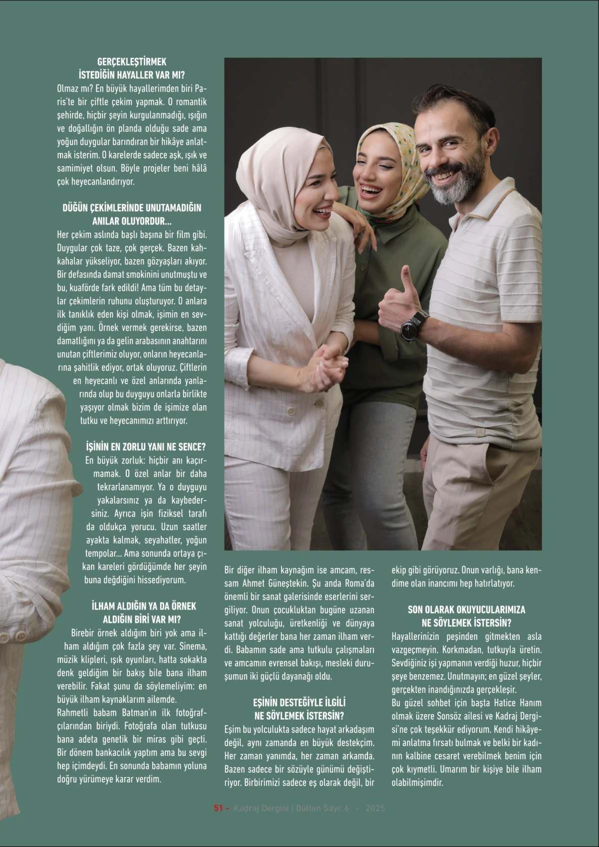 Kadraj Dergisi 6. sayısı