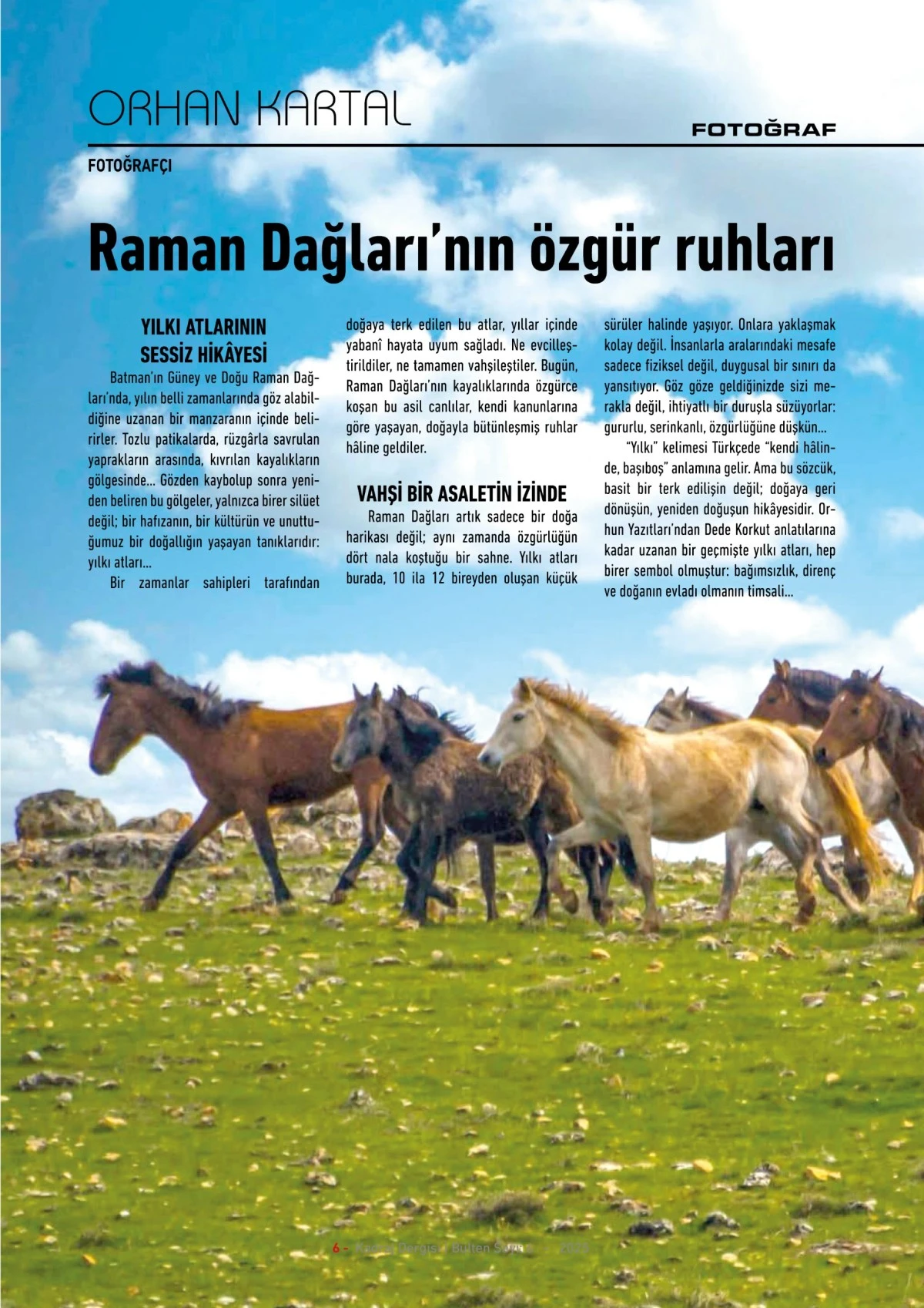Kadraj Dergisi 6. sayısı