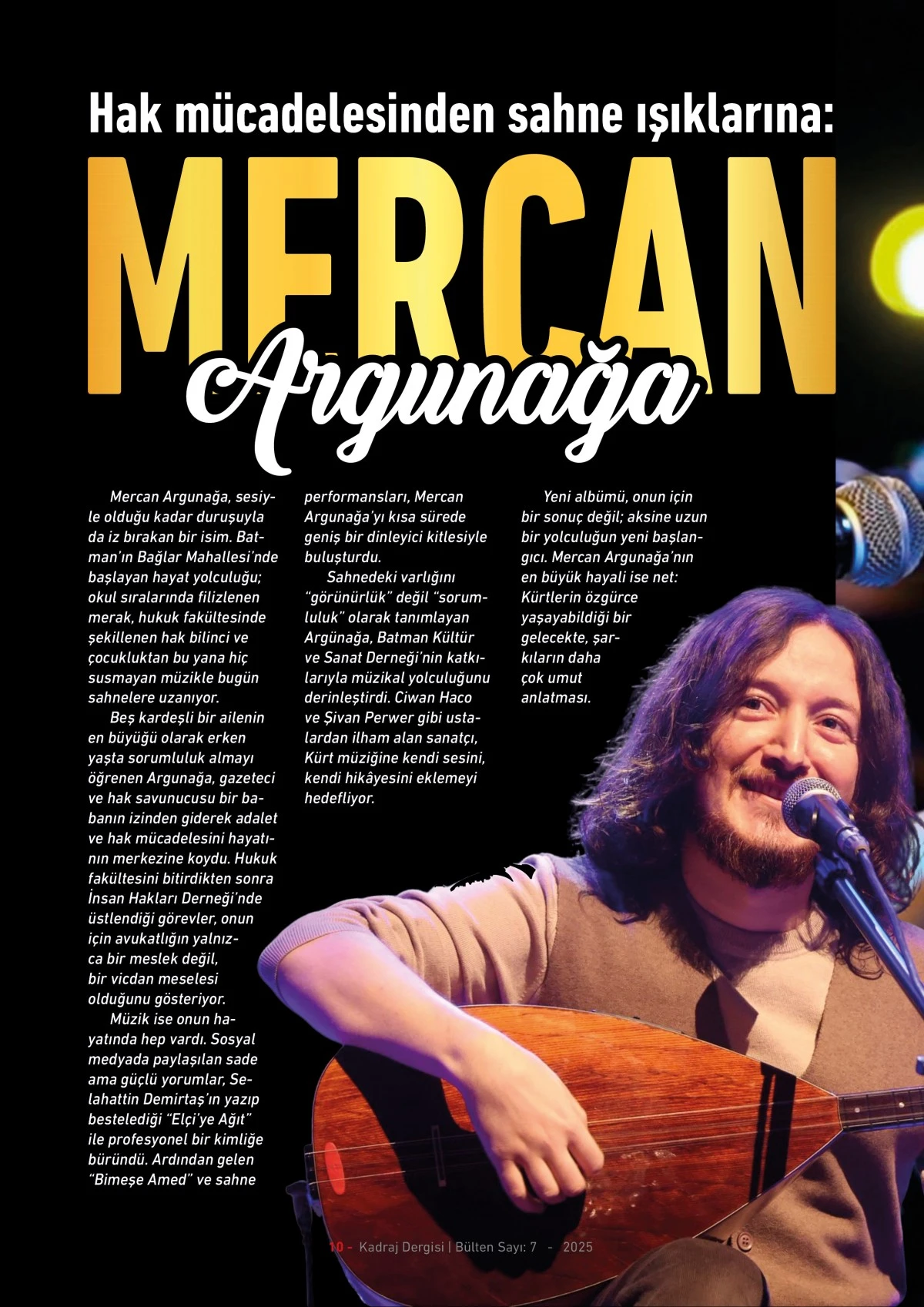 Kadraj Dergisi 7. sayı sayfalar