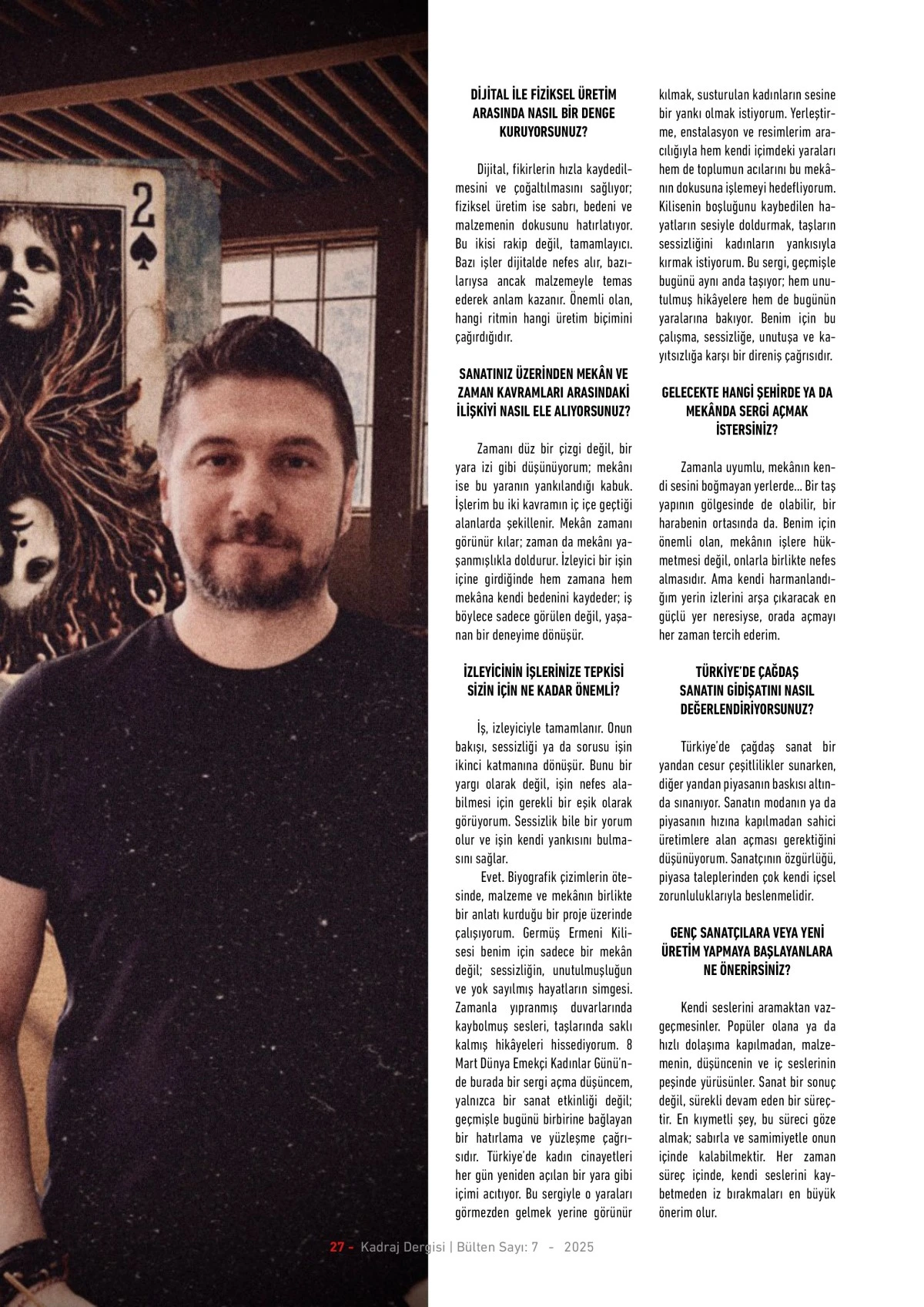 Kadraj Dergisi 7. sayı sayfalar
