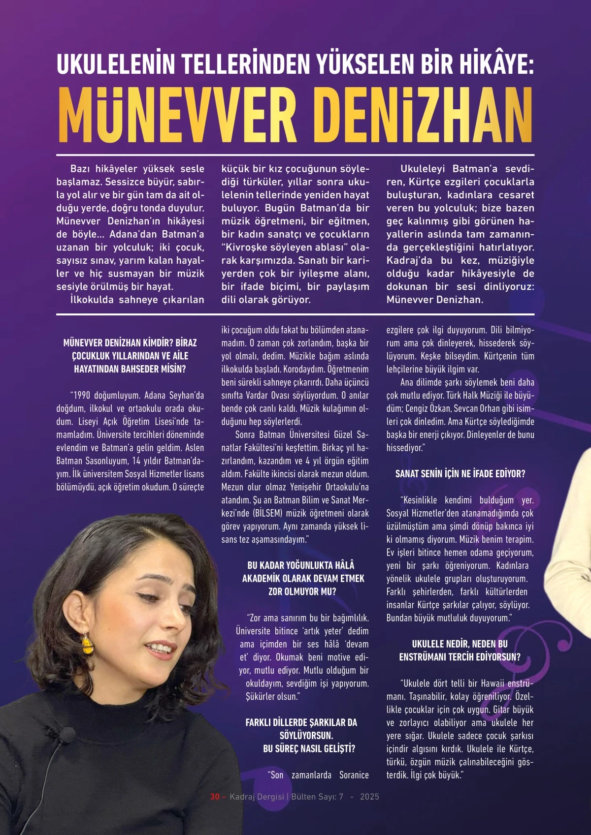 Kadraj Dergisi 7. sayı sayfalar