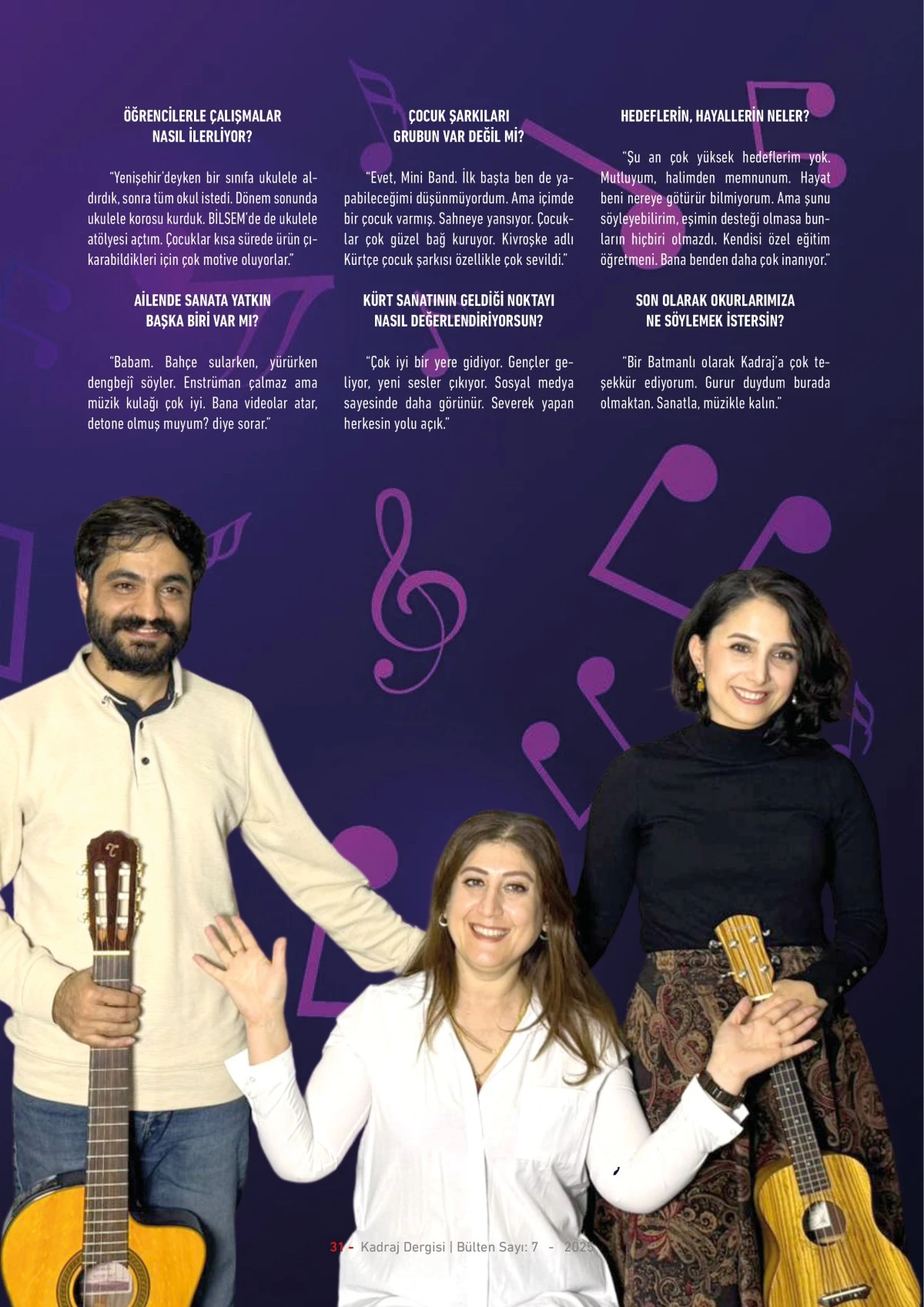 Kadraj Dergisi 7. sayı sayfalar