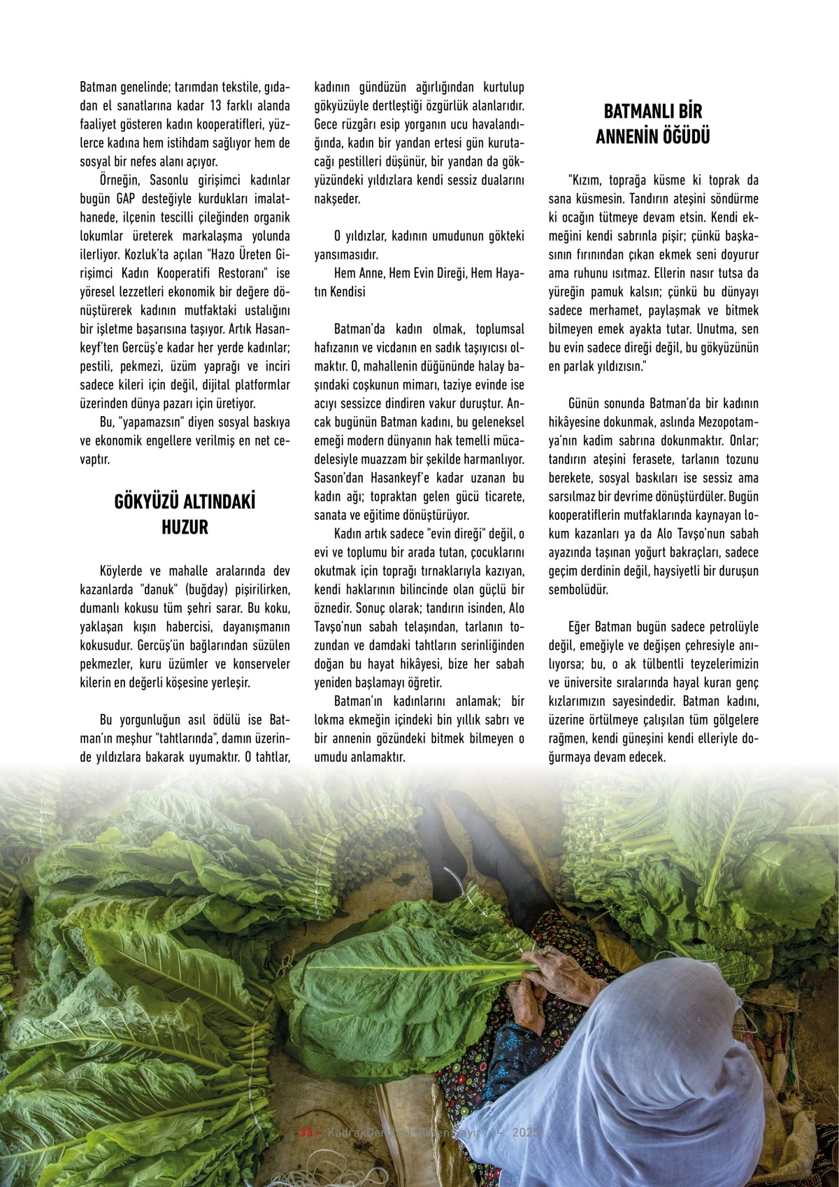 Kadraj Dergisi 7. sayı sayfalar