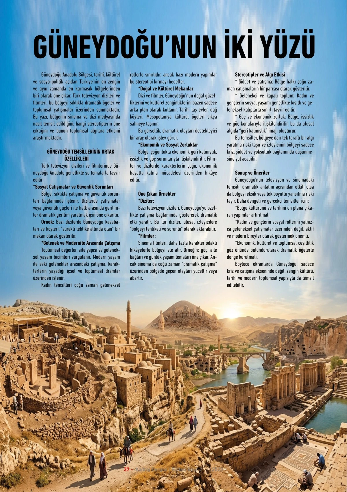 Kadraj Dergisi 7. sayı sayfalar
