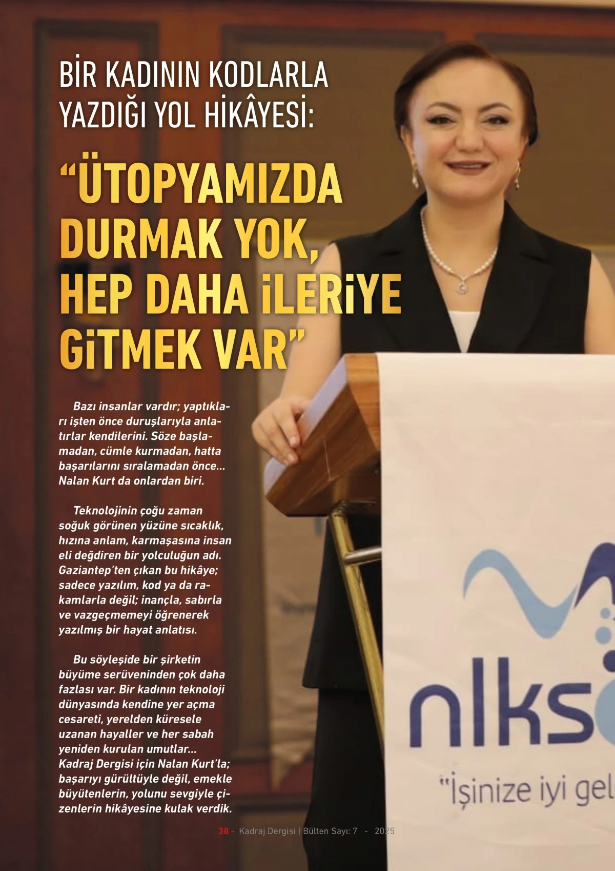 Kadraj Dergisi 7. sayı sayfalar