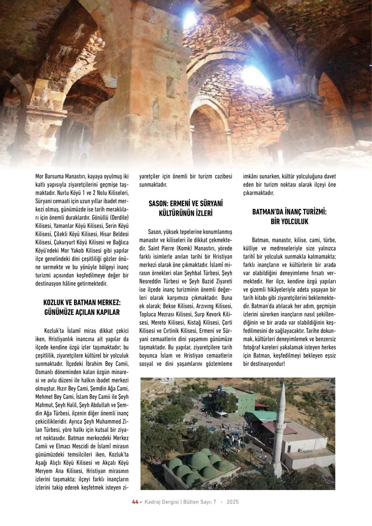 Kadraj Dergisi 7. sayı sayfalar