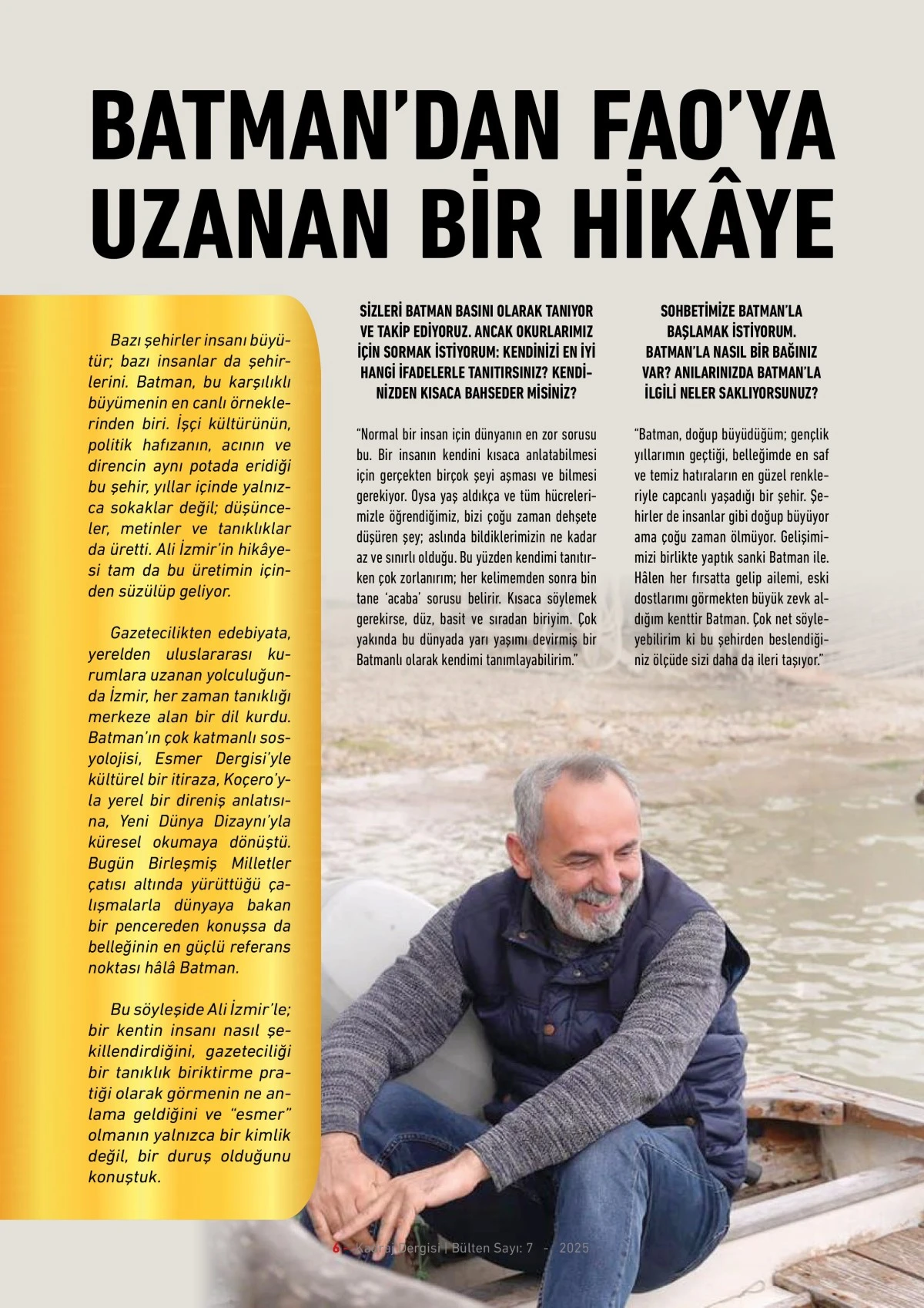 Kadraj Dergisi 7. sayı sayfalar