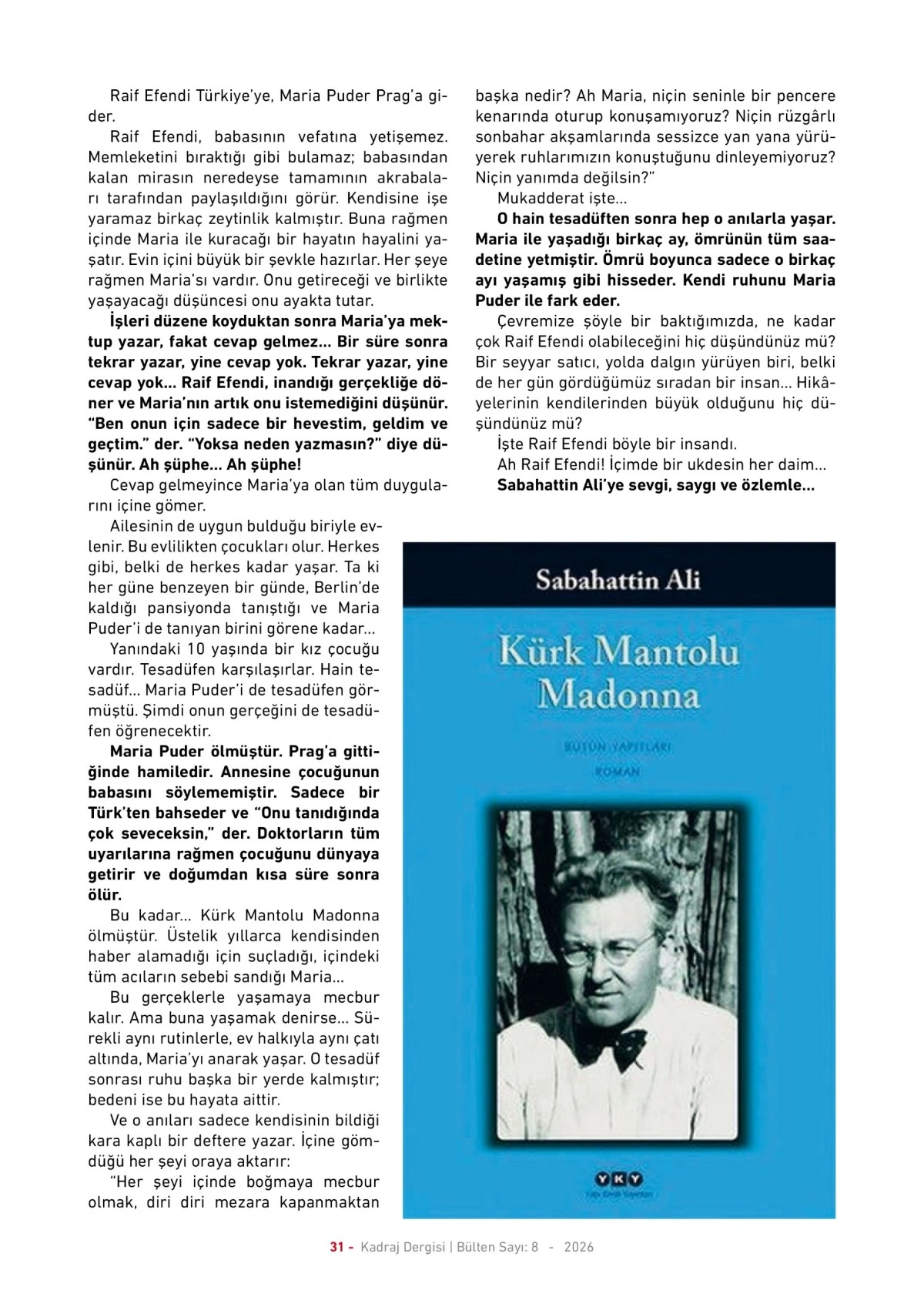 KADRAJ DERGİSİ 8. SAYI