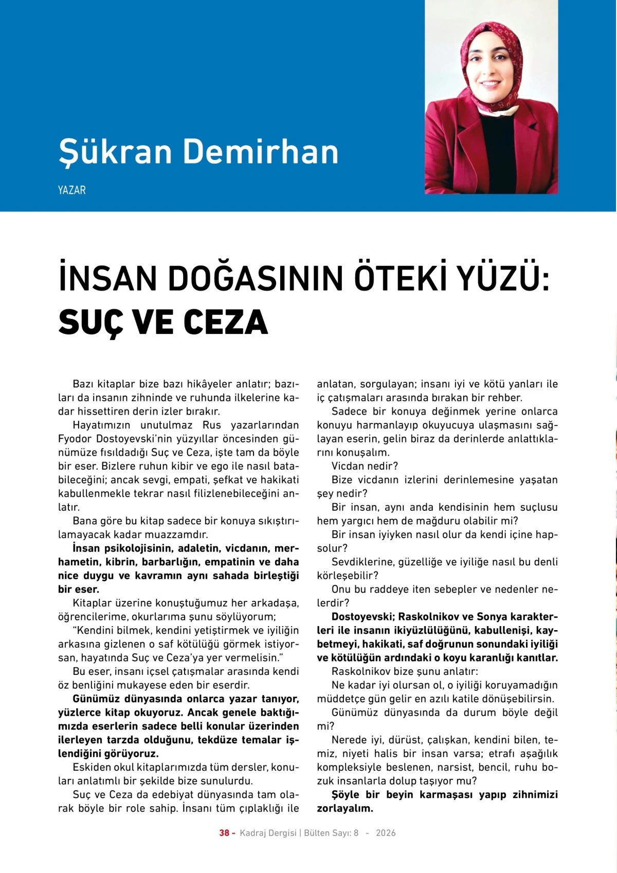 KADRAJ DERGİSİ 8. SAYI