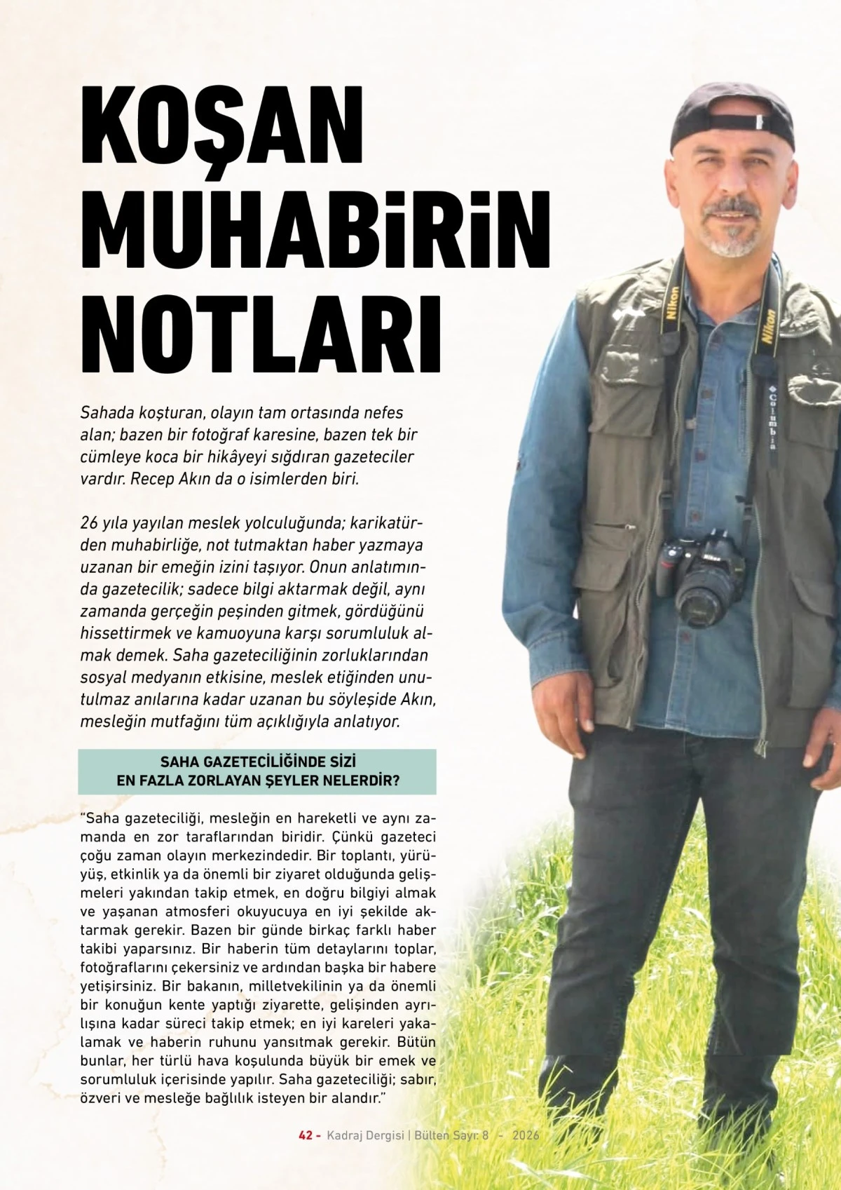 KADRAJ DERGİSİ 8. SAYI