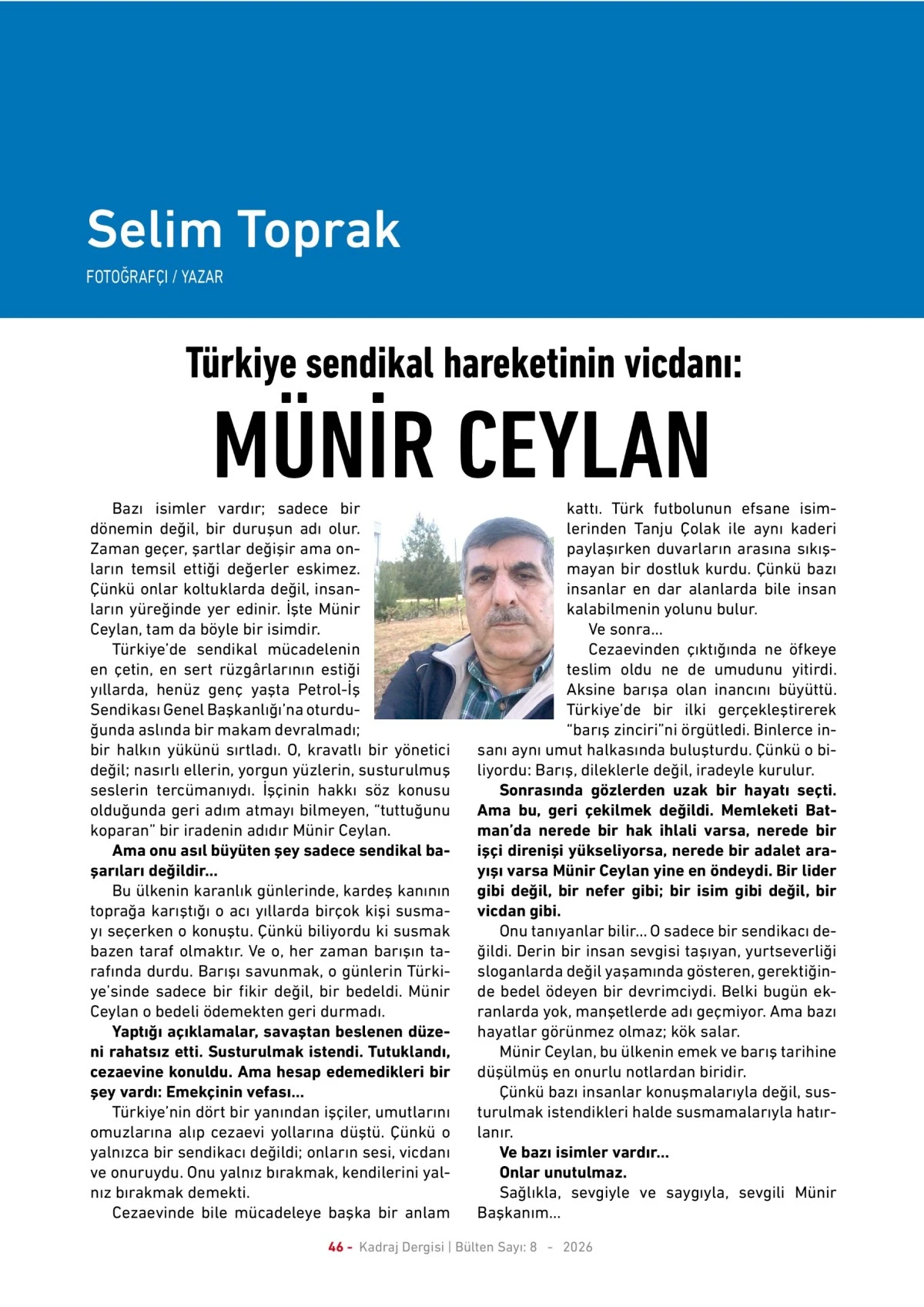 KADRAJ DERGİSİ 8. SAYI