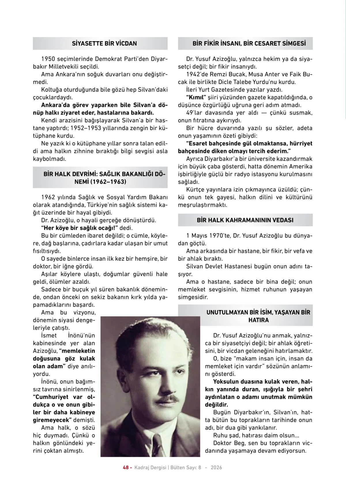 KADRAJ DERGİSİ 8. SAYI