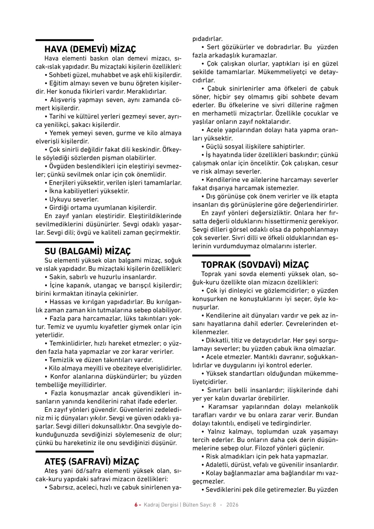 KADRAJ DERGİSİ 8. SAYI