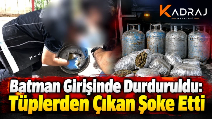 Batman Girişinde Durduruldu: T&uuml;plerden &Ccedil;ıkan Şoke Etti