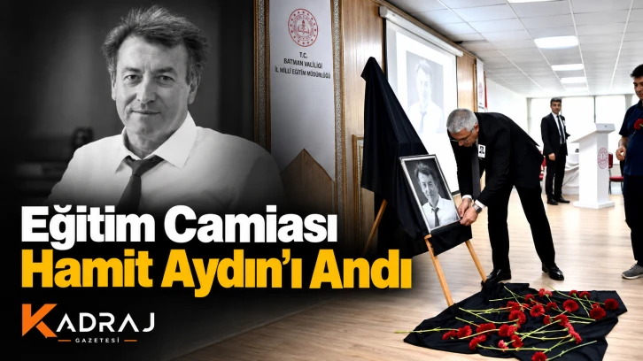 Eğitim Camiası Hamit Aydın&rsquo;ı Andı