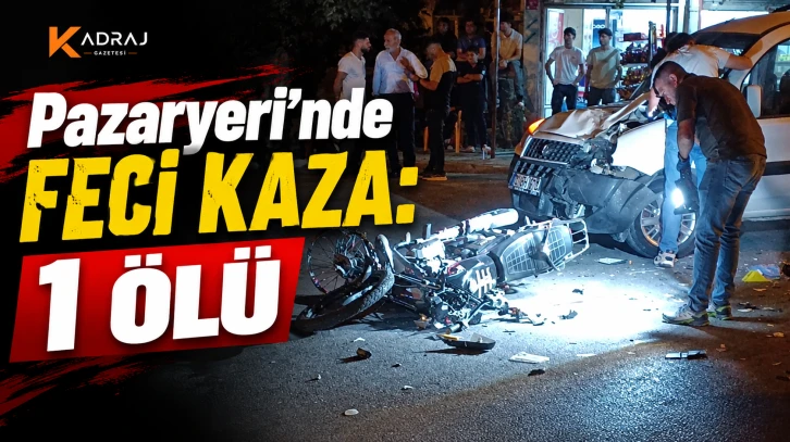 Pazaryeri&rsquo;nde Feci Kaza: 1 &Ouml;l&uuml;