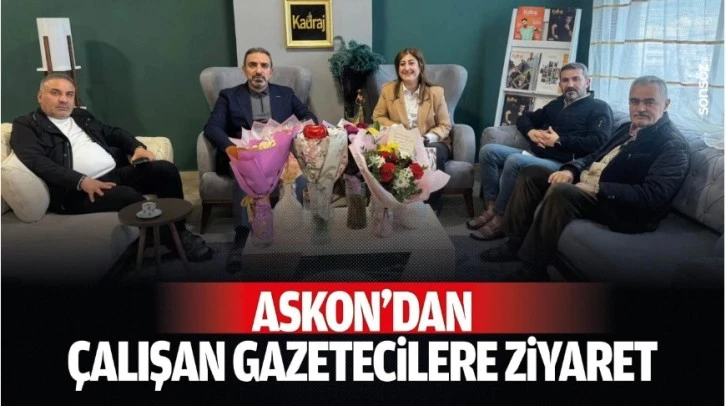 ASKON’dan Çalışan Gazetecilere ziyaret