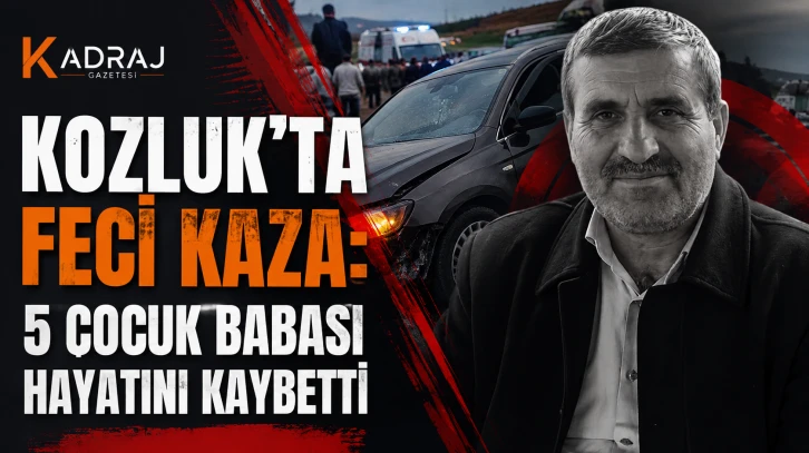 Kozluk&rsquo;ta Feci Kaza: 5 &Ccedil;ocuk Babası Hayatını Kaybetti