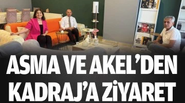Asma ve Akel’den Kadraj’a ziyaret 