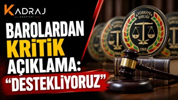 Barolardan Kritik A&ccedil;ıklama: "Destekliyoruz"