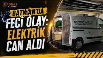 Batman&rsquo;da Feci Olay: Elektrik can aldı
