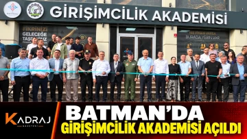 Batman&rsquo;da Girişimcilik Akademisi A&ccedil;ıldı