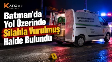 Batman&rsquo;da Yol &Uuml;zerinde Silahla Vurulmuş Halde Bulundu