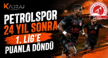 Batman Petrolspor 24 Yıl Sonra 1. Lig’e Puanla Döndü