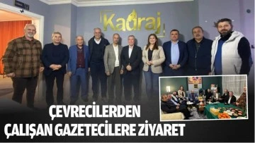&Ccedil;evrecilerden &Ccedil;alışan Gazetecilere ziyaret