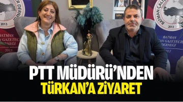 PTT Müdürü’nden Türkan’a ziyaret