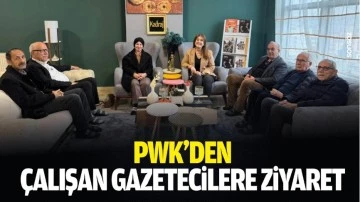 PWK&rsquo;den &Ccedil;alışan Gazetecilere ziyaret