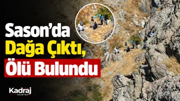 Sason&rsquo;da Dağa &Ccedil;ıktı, &Ouml;l&uuml; Bulundu